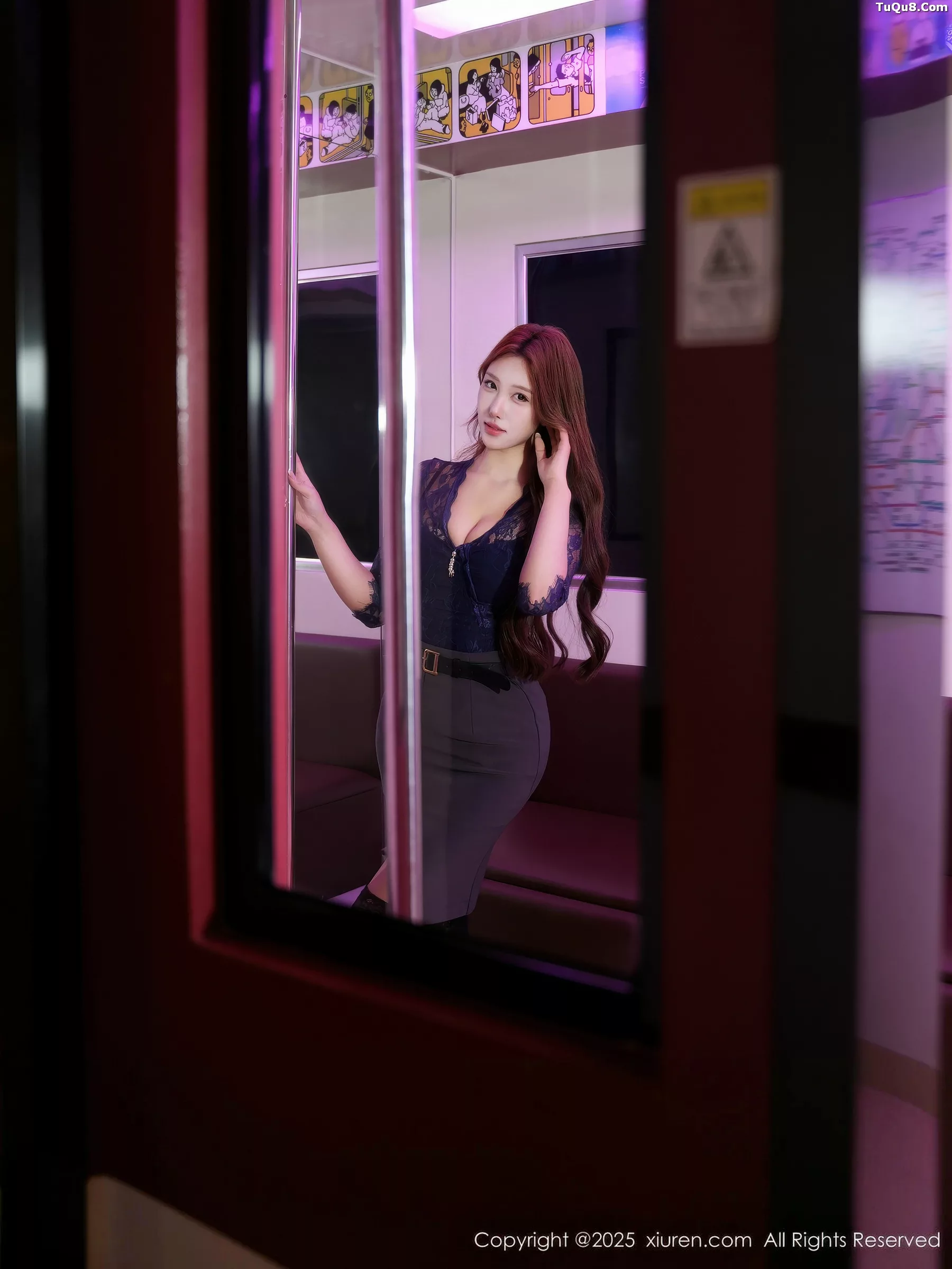 秀人集.com_[XiuRen秀人网]No.10910_模特金允希Yuki性感蓝色蕾丝上衣露黑色内衣秀丰腴身材诱惑写真78P