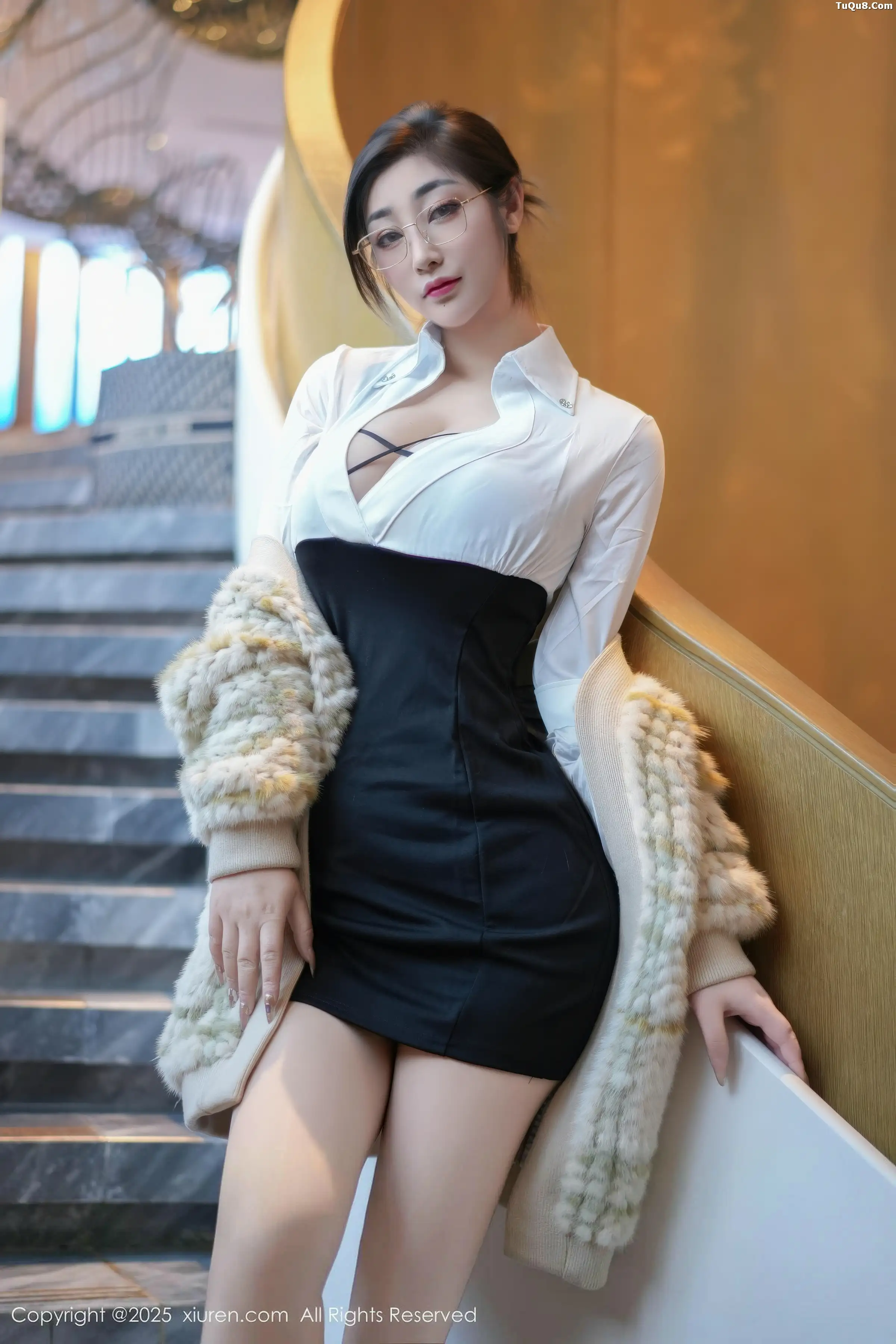 秀人集.com_[XiuRen秀人网]No.11045_女神妲己_Toxic性感白色衬衫露黑色内衣秀丰满身材诱惑写真80P