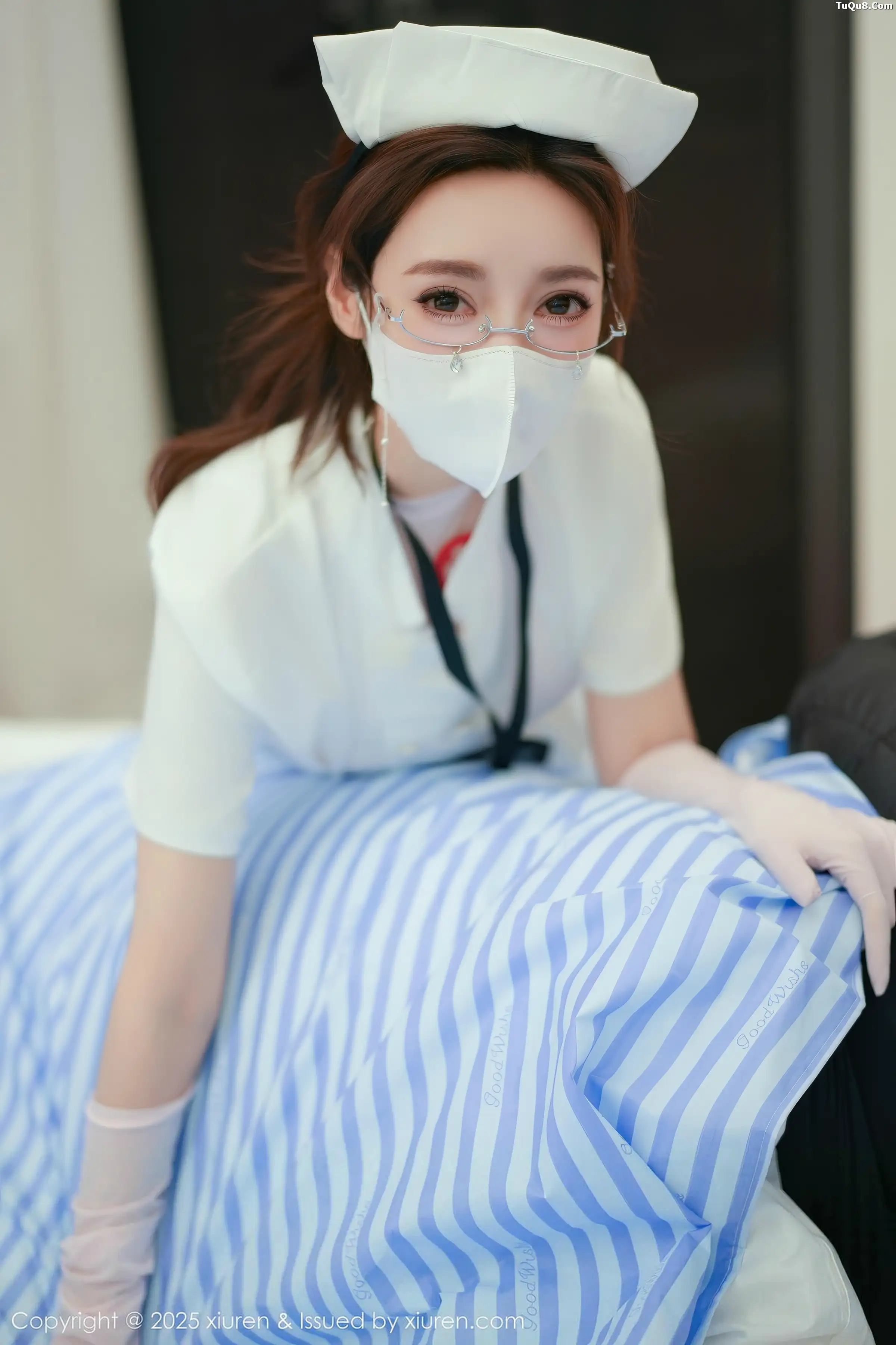 秀人集.com_[XiuRen秀人网]No.11099_模特Twins-桃桃性感护士服露白色情趣内衣秀曼妙身姿诱惑写真78P